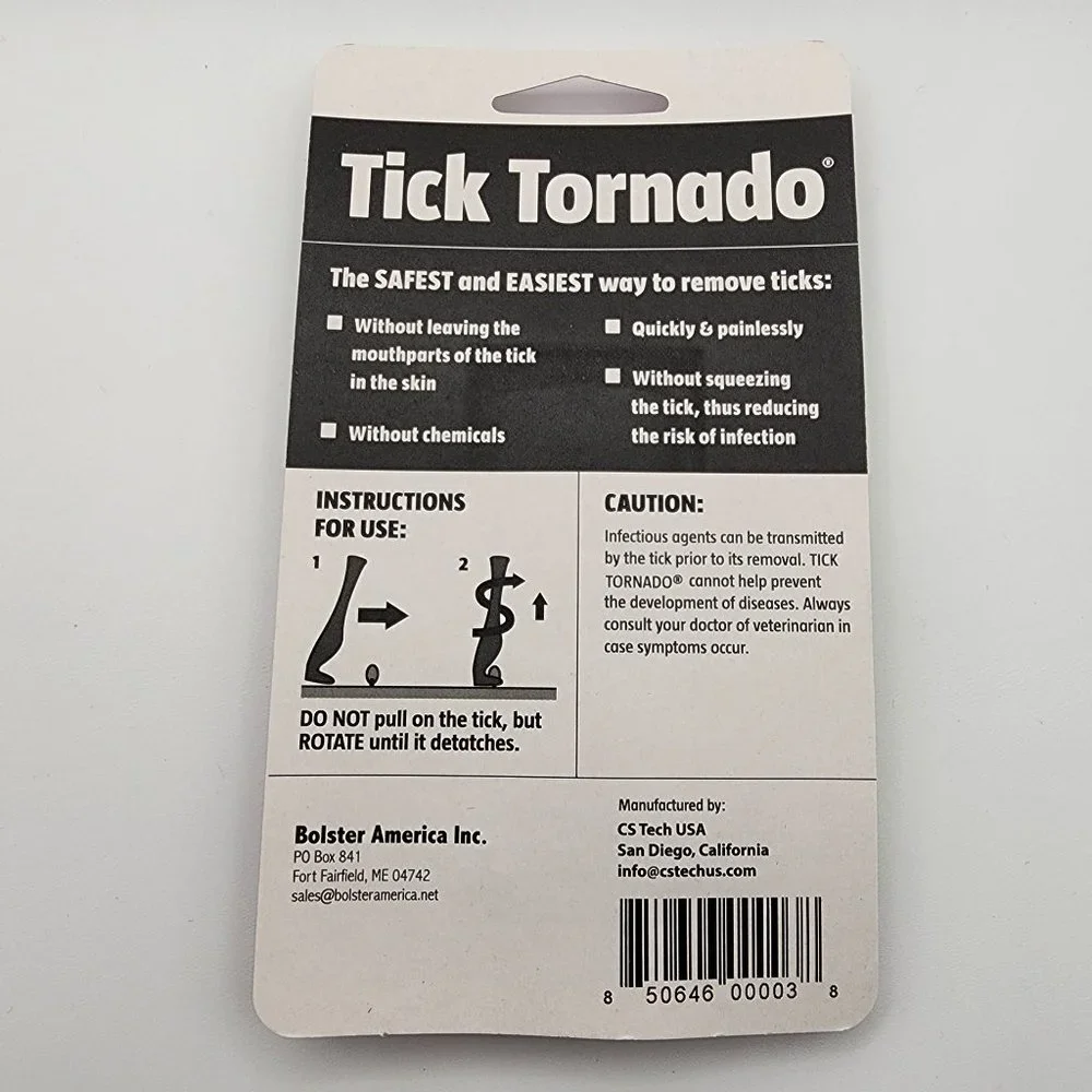 Tick Tornado 2 in Pack Pro Pet Dog Horse Cat Tick Removal Tool Quick Easy & Safe